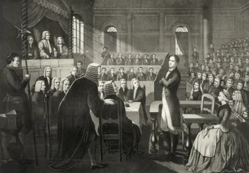 The Trial of Irish Nationalist Rebel Leader Roibeard Eimeid